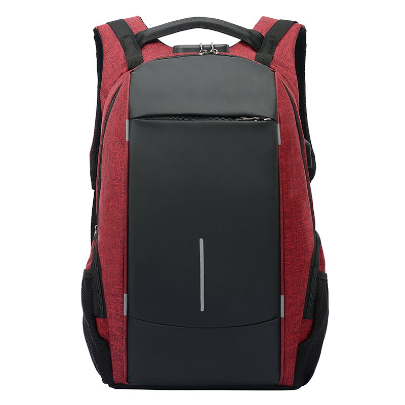 Modish  Waterproof Backpack with USB and Headset Ports,Laptop Pocket and Anti Theft Lock
