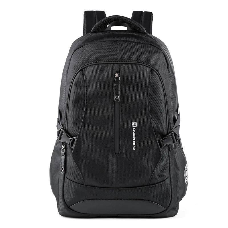 0262 New Waterproof Black Backpack with USB and Phone Ports