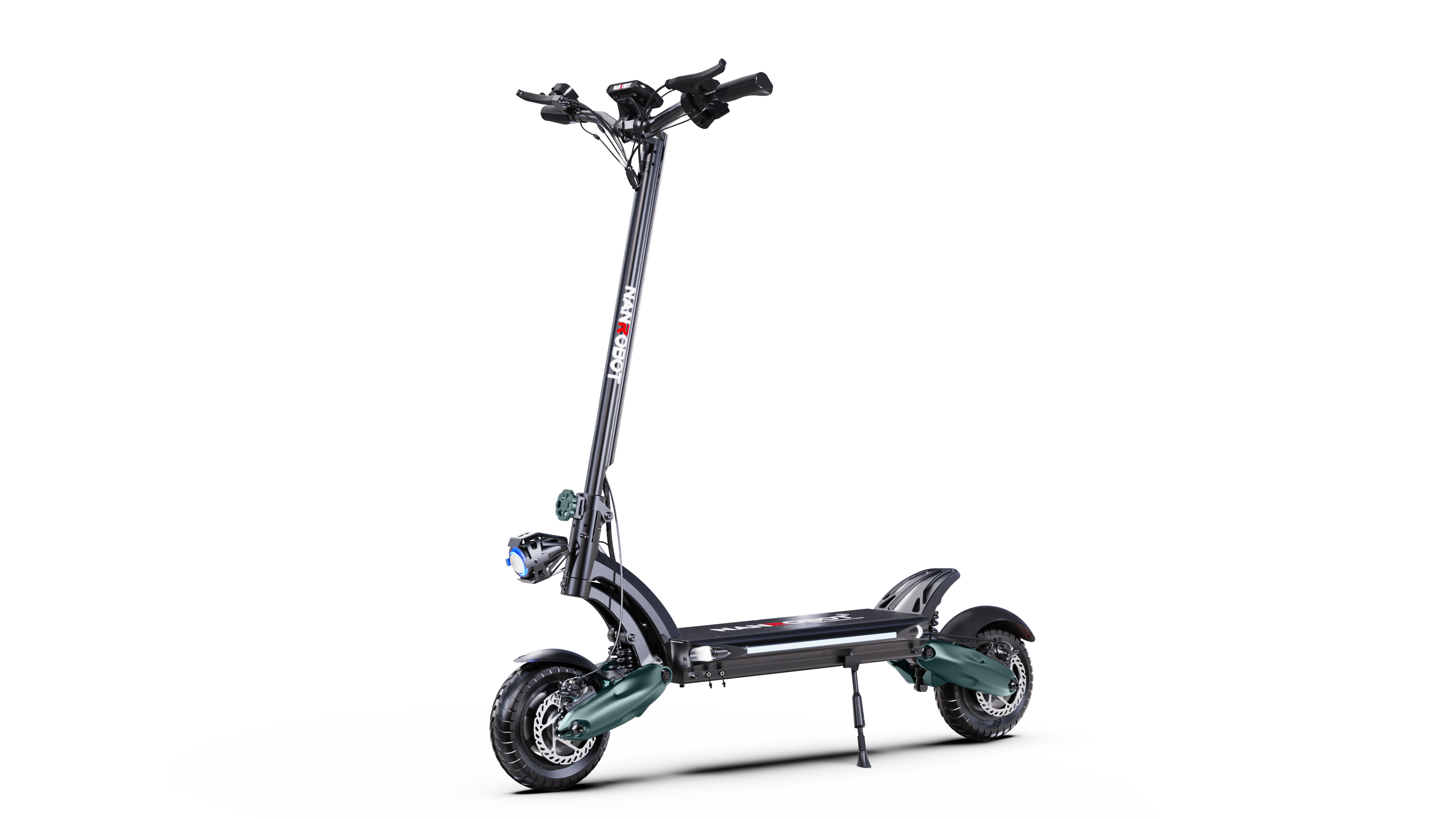 D6+2.0NANROBOT Electric Scooter With 2000W Dual Motor 52V 26Ah with Long Battery Range,Waterproof,Tire Size:10 inch and Disc Brake