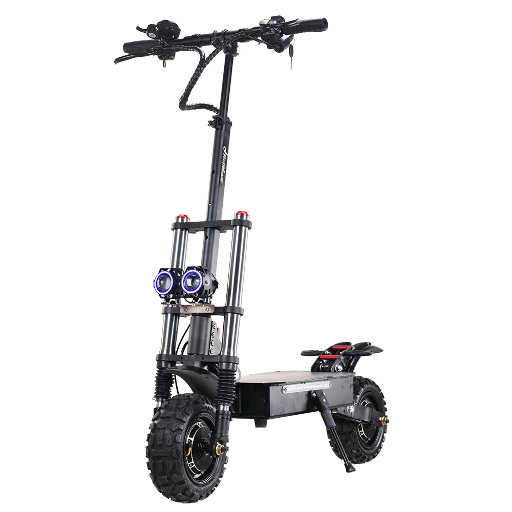 S3 SOONER off Road Electric Scooter Motor 5600w, 60v 40ah battery, max speed 50-62mph, max range 68 miles.