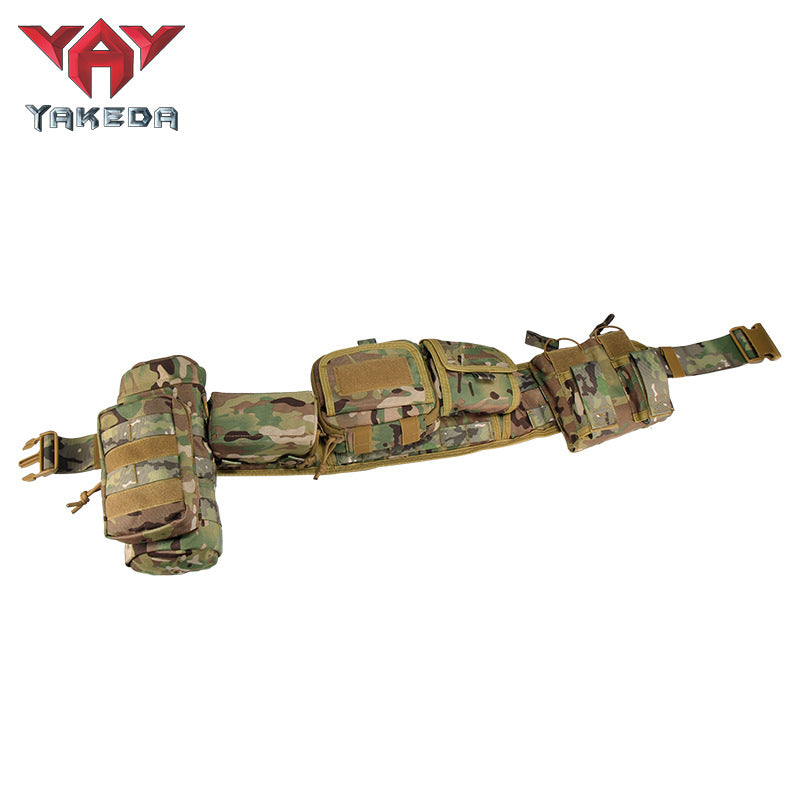 Camouflage Tactical Waist Cover Military Fan Outdoor Multi-functional Molle Belt