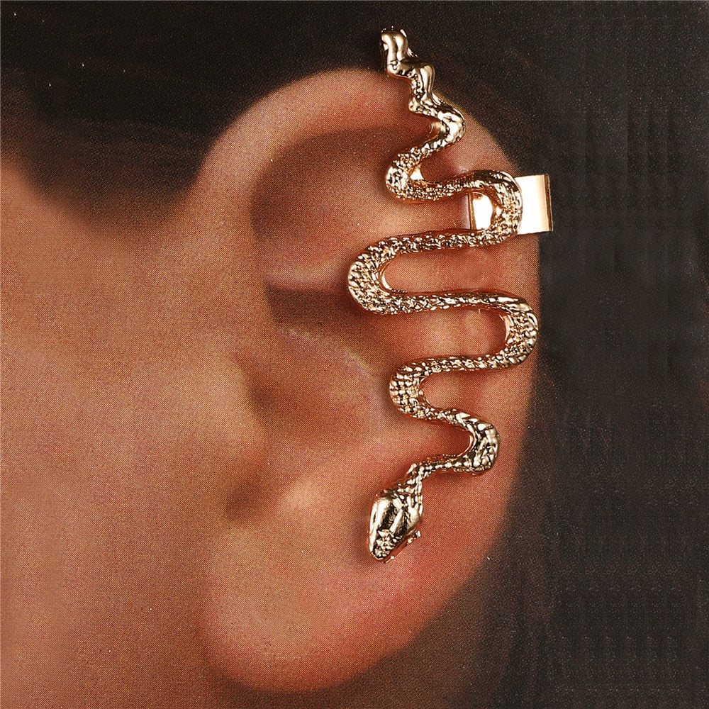 Snake Clip Earrings