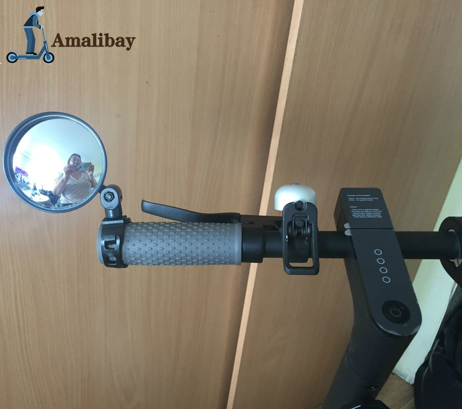 Electric Scooter Rearview Mirror for Xiaomi Mijia M365 & M365 Pro and AOVO W6 Scooter Back Mirror Rear View for Ninebot ES1 ES2 Qicycle EF1