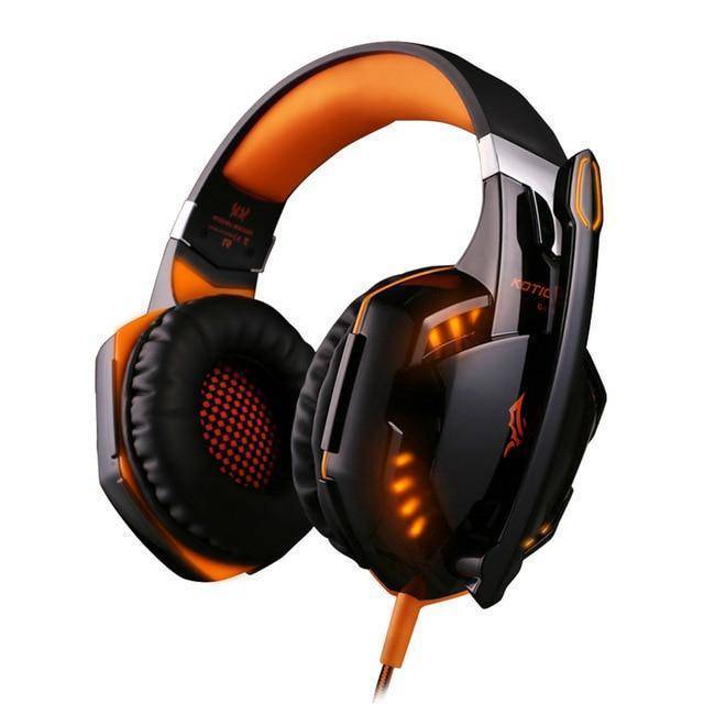 G2000 Computer Stereo Gaming . Game Earphone Headset with Mic LED Light for PC Gamer