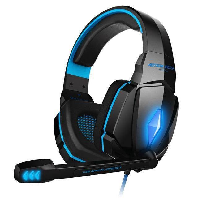G2000 Computer Stereo Gaming . Game Earphone Headset with Mic LED Light for PC Gamer