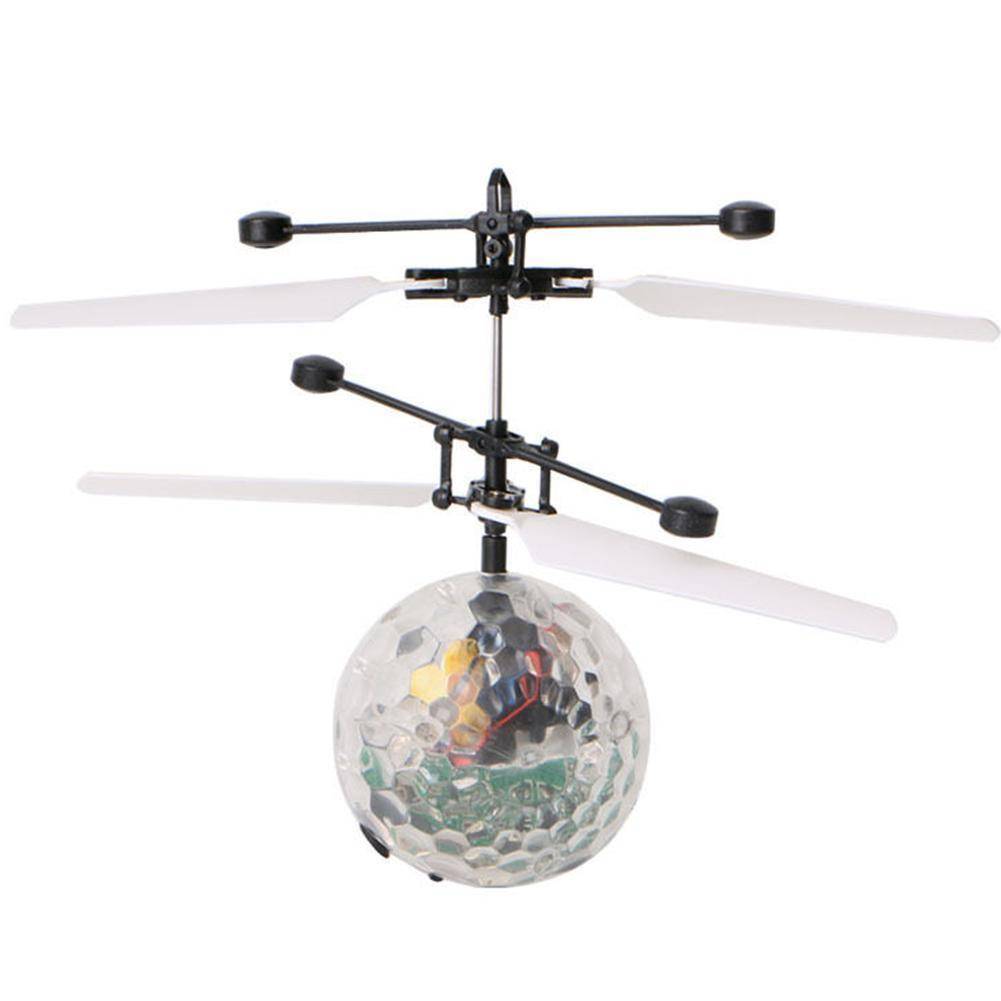 Colorful LED Flying Ball Flashing Infrared Induction Helicopter