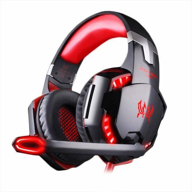 G2000 Computer Stereo Gaming . Game Earphone Headset with Mic LED Light for PC Gamer