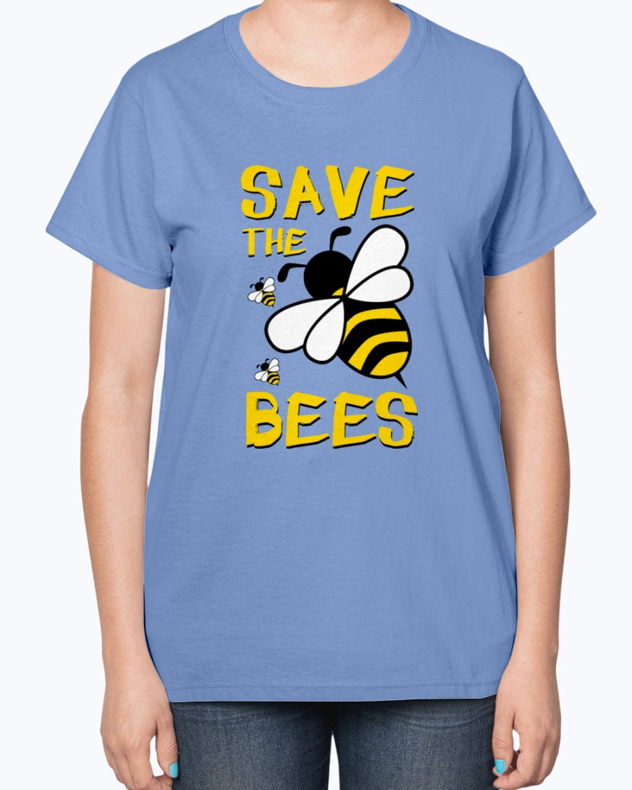 Gildan 2000L Ultra Cotton Ladies T-Shirt 13 colors Dark         Save the BEES 2