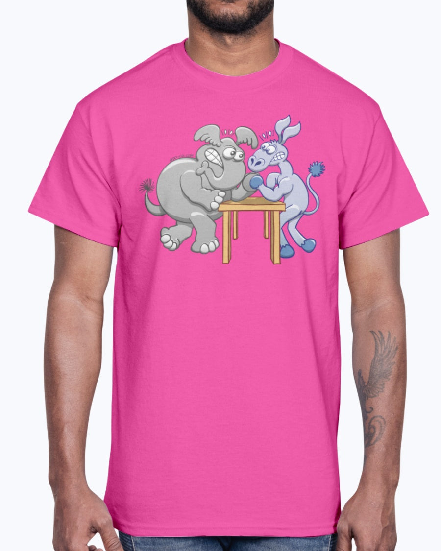 G2000 Unisex Ultra Cotton T-Shirt 12 Colors.   Ornate Elephant Color Version