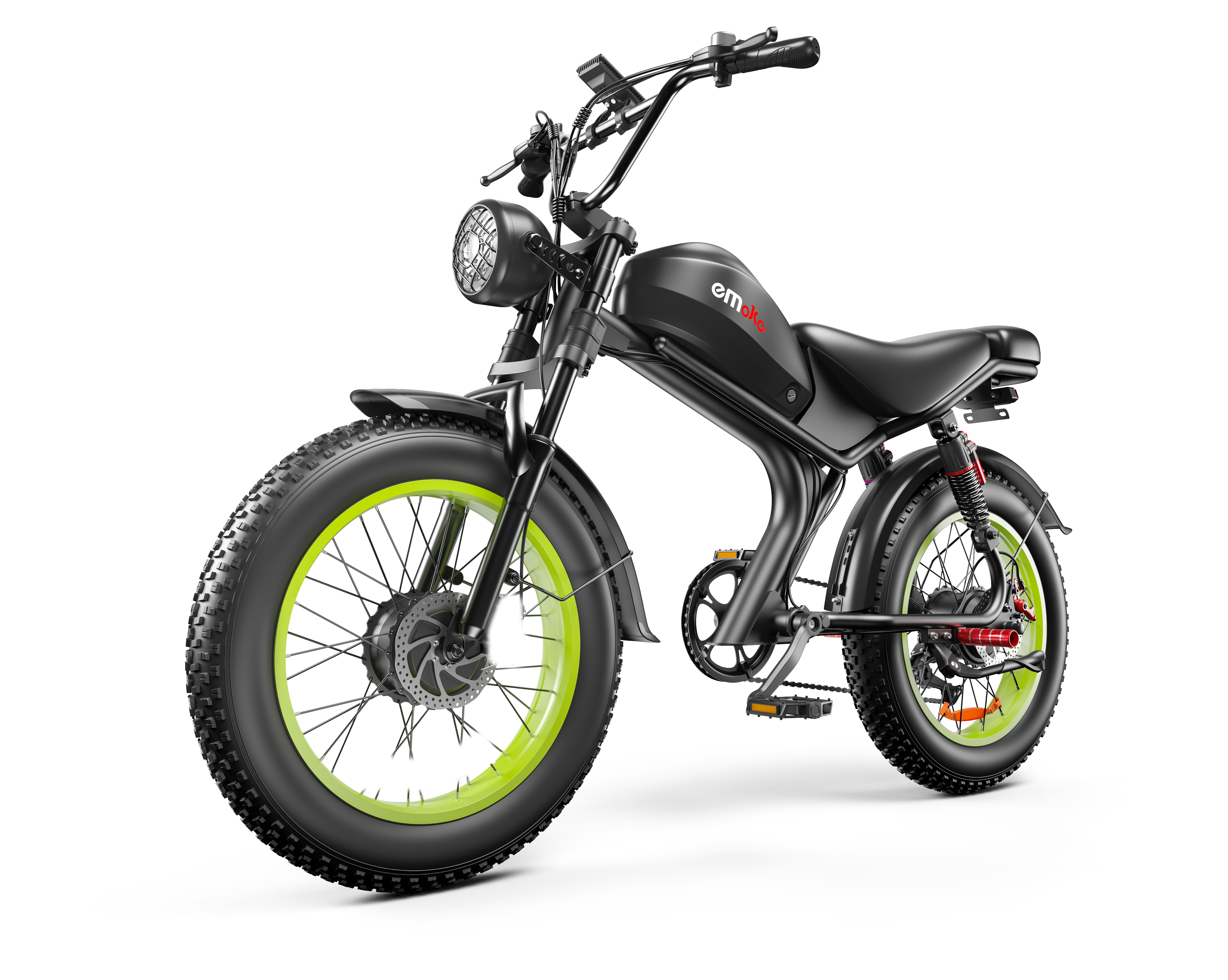 C93 E-Bike with Double 1000W Each Motors, Max Speed 31mph ,Battery 48v 20Ah Fat Tires 20*4"