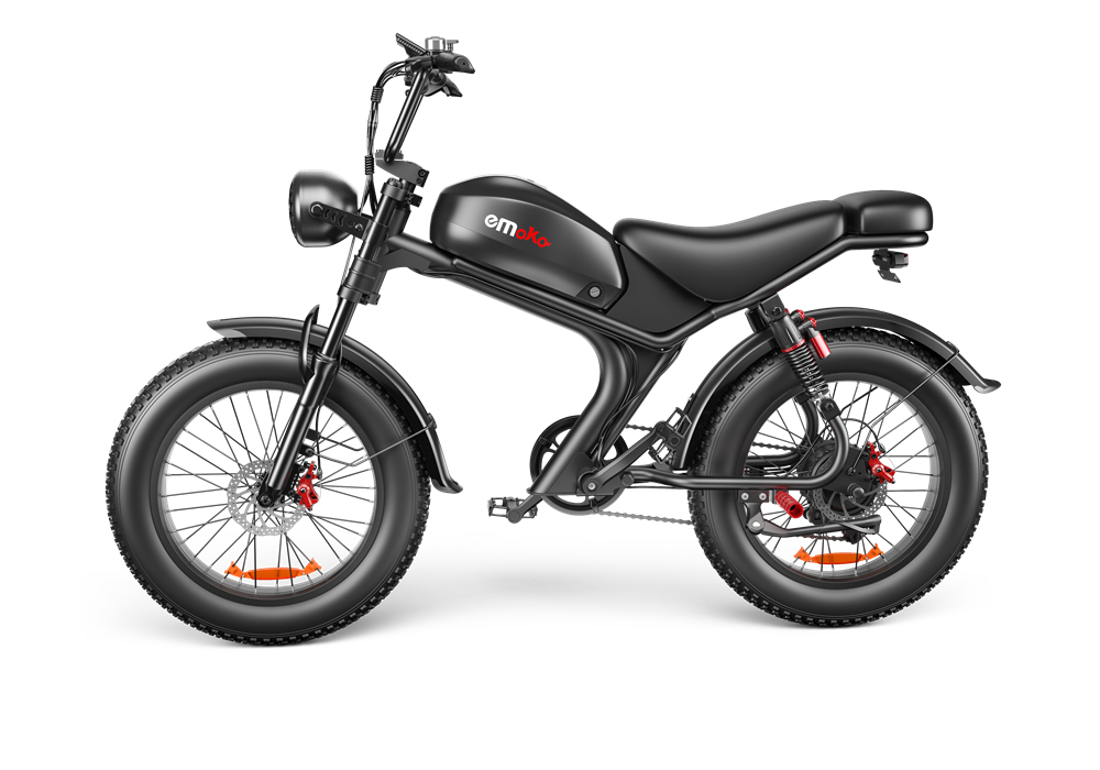 C93 E-Bike with Single 1000W Motor, Max Speed 31mph ,Battery 48v 20Ah Fat Tires 20*4"