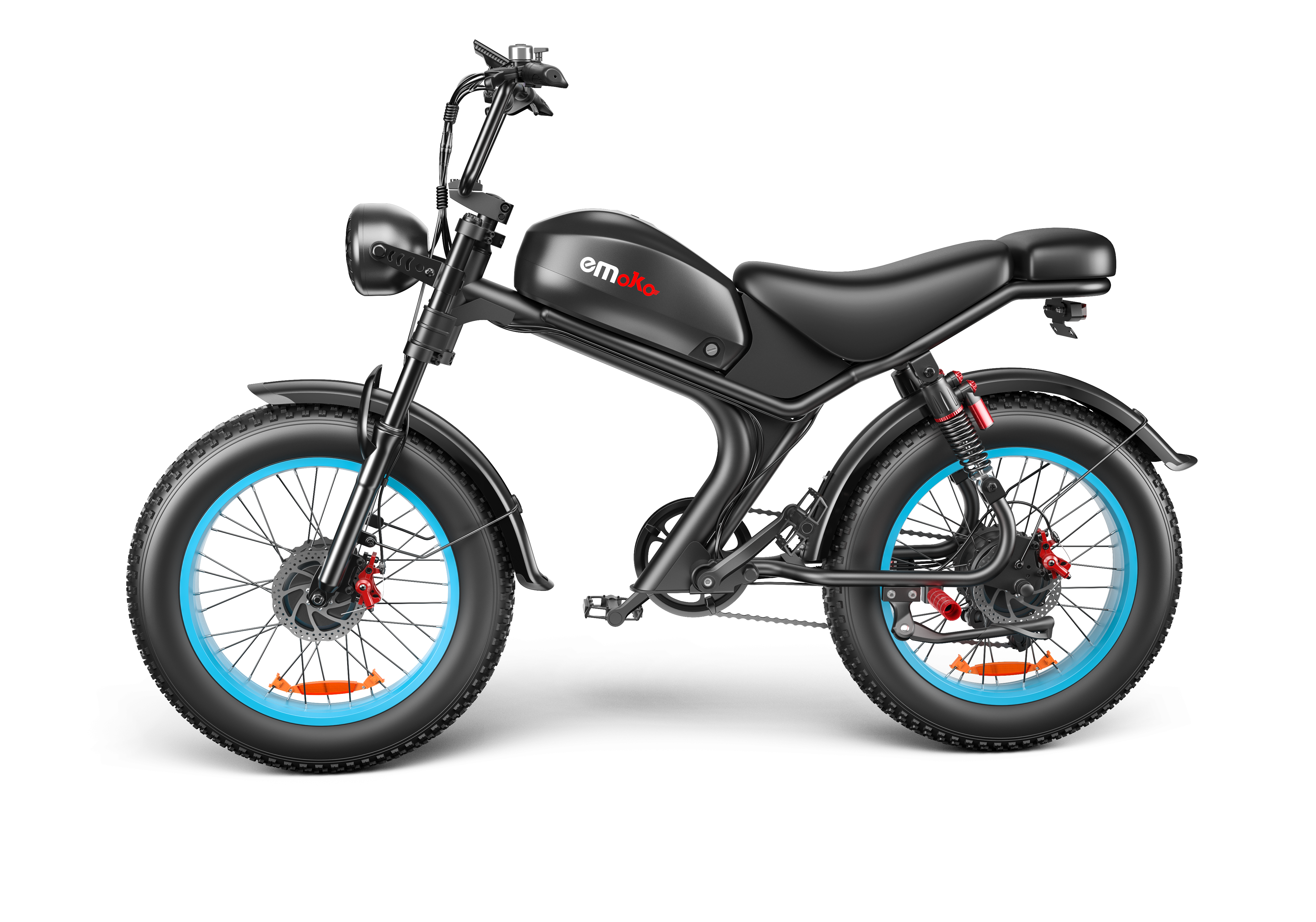 C93 E-Bike with Double 1000W Each Motors, Max Speed 31mph ,Battery 48v 20Ah Fat Tires 20*4"