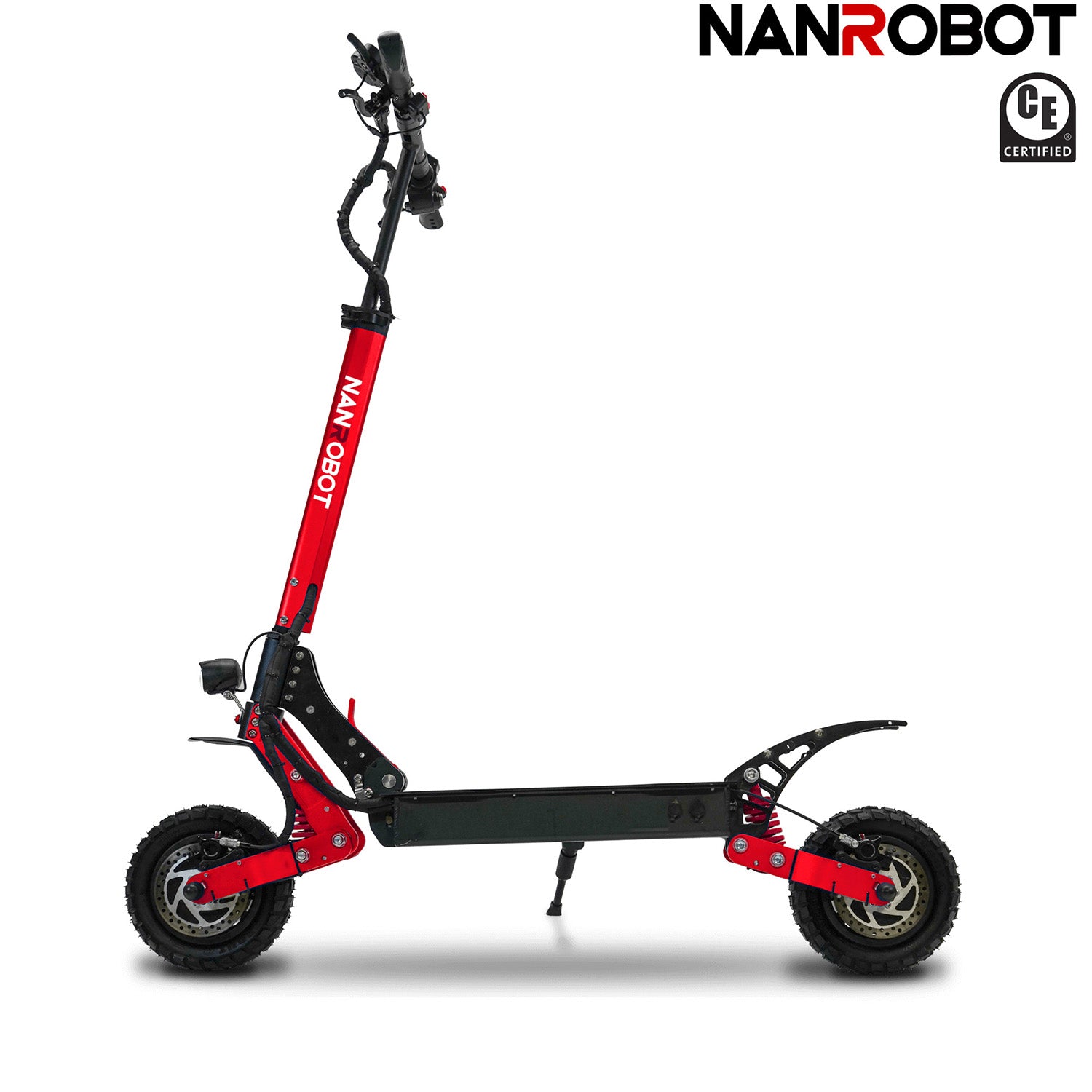 D4+3.0 NANROBOT Electric Scooter With 2000W Dual Motor 52V 23.4AH with Long Battery Range,Waterproof,Tire Size:10 inch