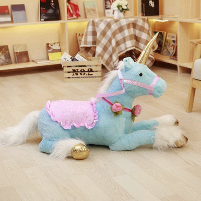 Cartoon unicorn plush toy