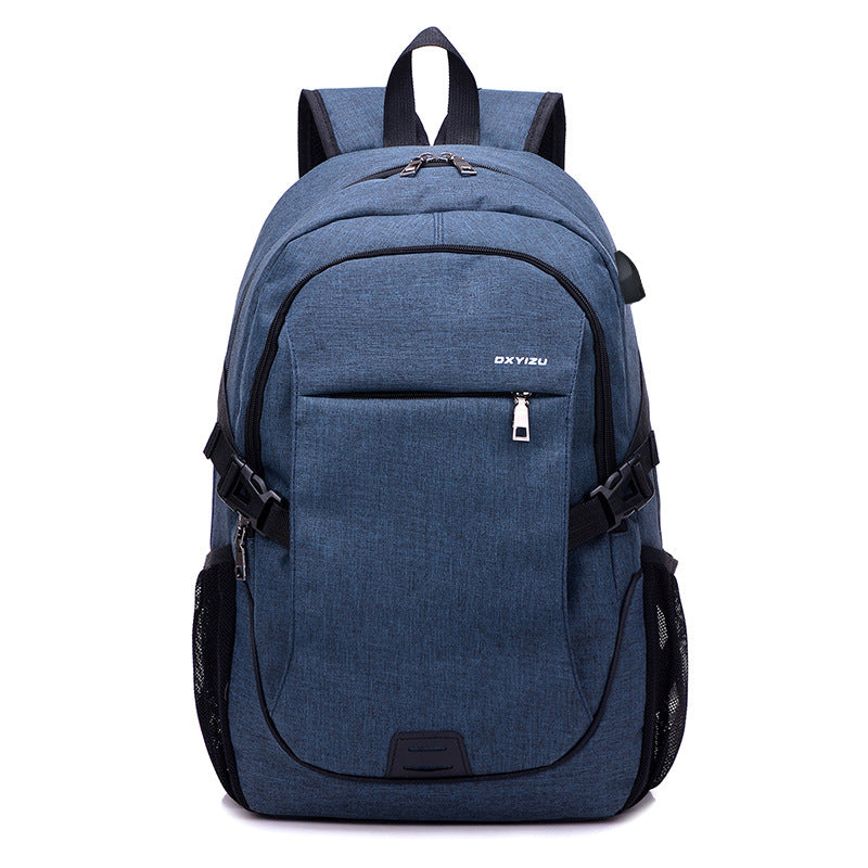 New fashion trend men's backpack, leisure business travel, computer backpack, junior high school schoolbag