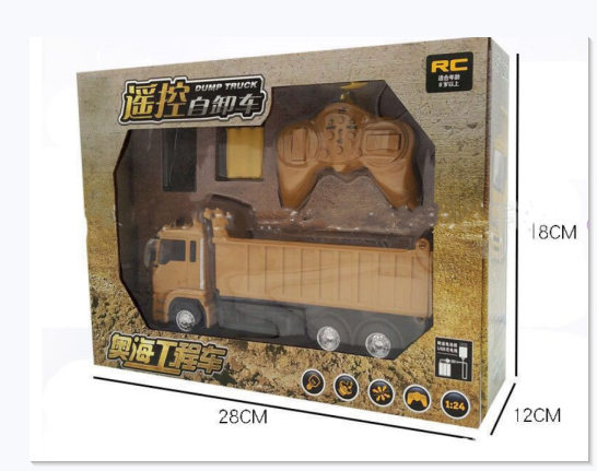 Olympian electric remote control dump truck remote control transport truck truck dump truck dump truck toy truck