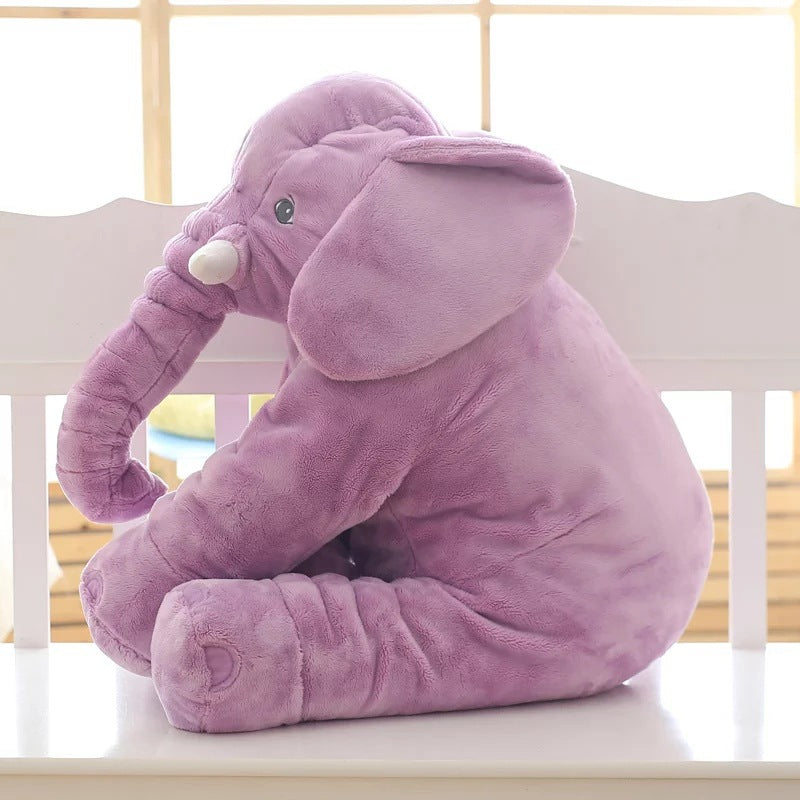 Large Plush Elephant Pillow Toy
