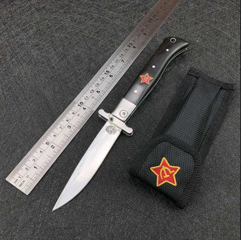 High Hardness Camping Outdoor Tactical Multi-functional Folding Pocket Fruit Knife