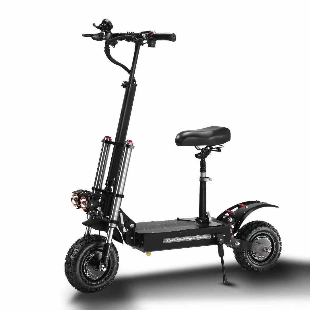 S3 SOONER off Road Electric Scooter Motor 5600w, 60v 40ah battery, max speed 50-62mph, max range 68 miles.