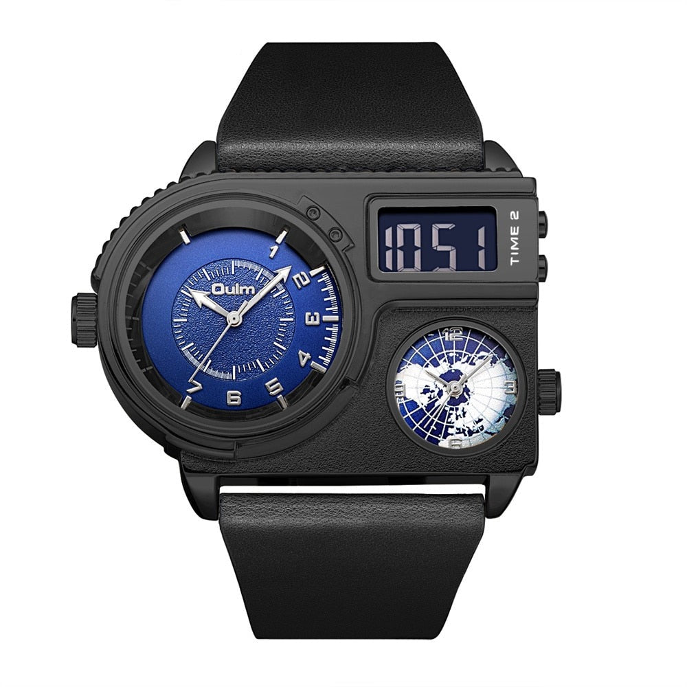 Dual Display Watch, Two Time Zone