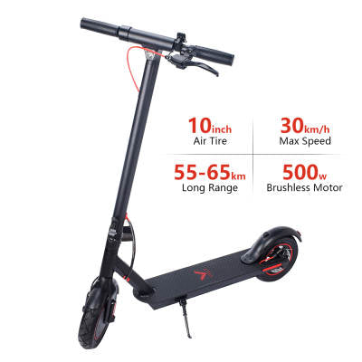 V10 Sooner Electric Scooter With 500W Motor 15Ah with Long Battery Range, Waterproof, Tire Size:10 inch Pneumatic Tire