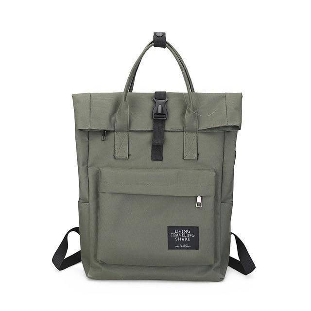 New fashion Canvas Ladies Backpack  with External USB Port