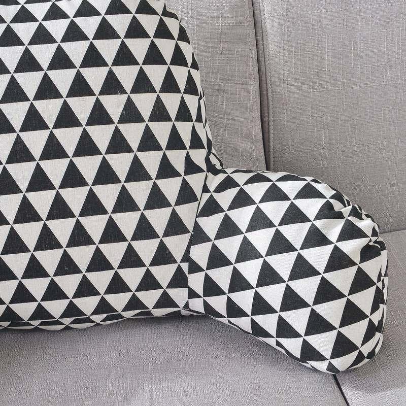 Cotton Linen Backrest Cushion For Sofa