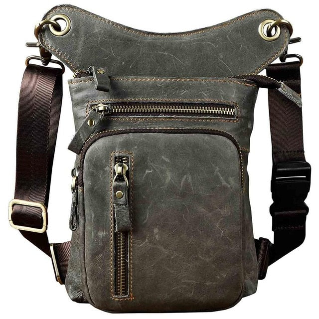 21111d Real Leather  Drop Leg Bag ,Tablet Case