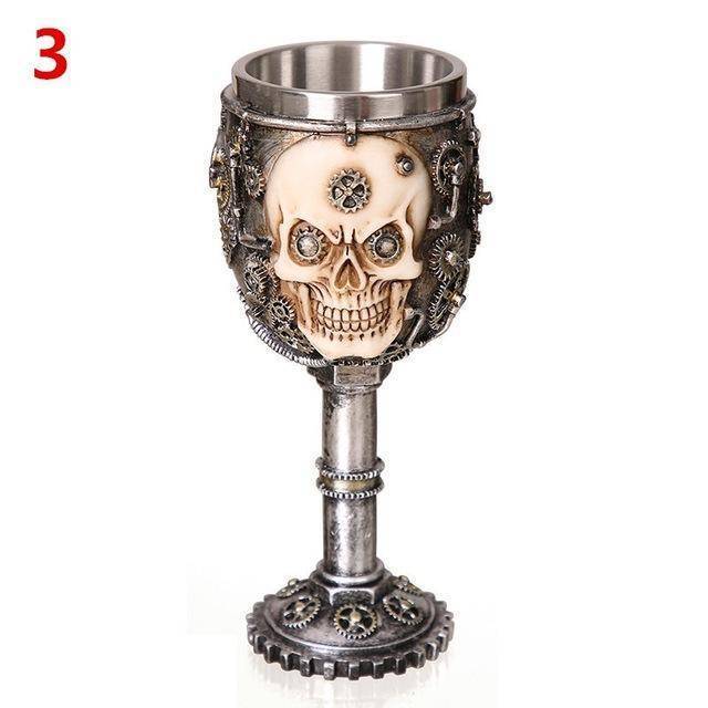 3D Gothic  Cup  200 ml Stainless Steel  for Bar Party Home Wine