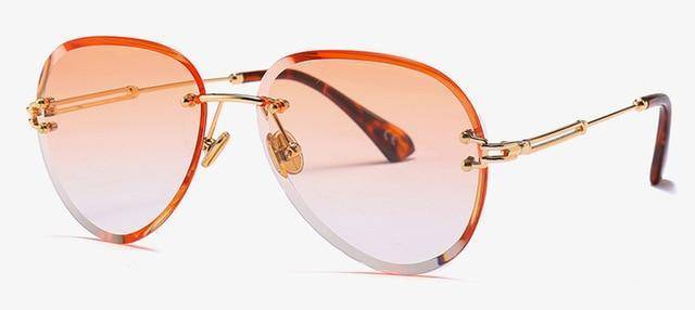 New Rimless Sunglasses Drops Style  uv400