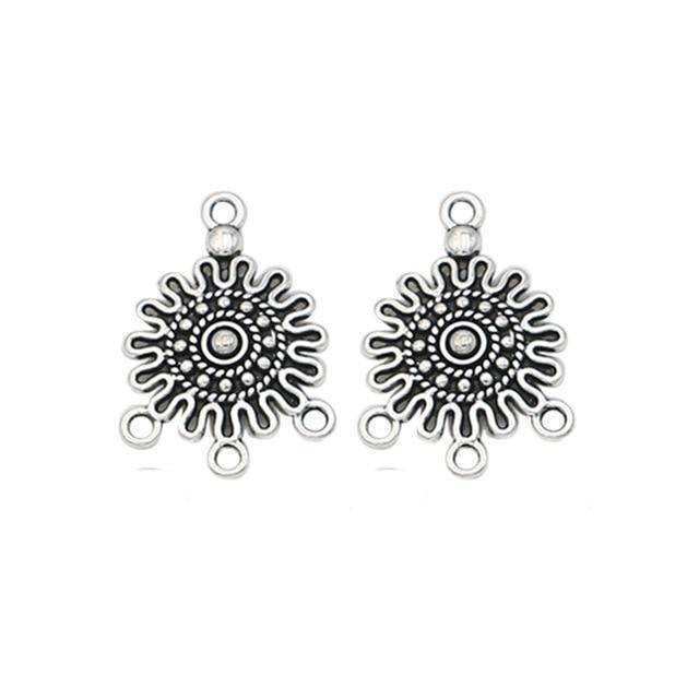 Charms Antique Silver. Plated Pendants for Jewelry Making.