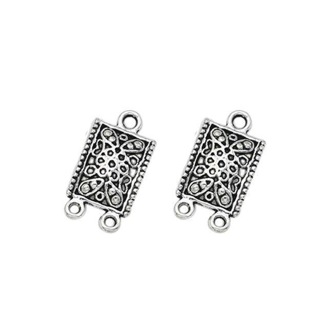Charms Antique Silver. Plated Pendants for Jewelry Making.