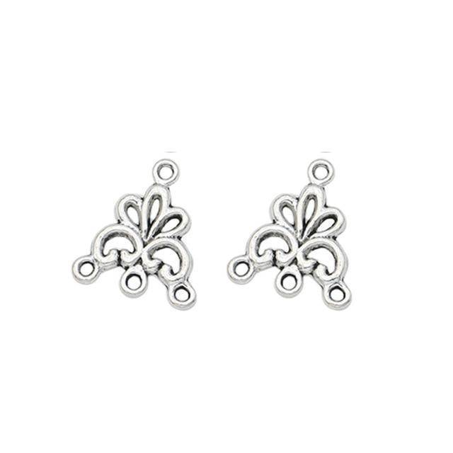Charms Antique Silver. Plated Pendants for Jewelry Making.
