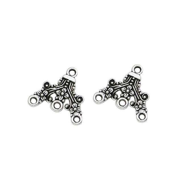 Charms Antique Silver. Plated Pendants for Jewelry Making.