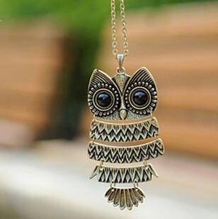 Jewelry Vintage  Owl Necklace