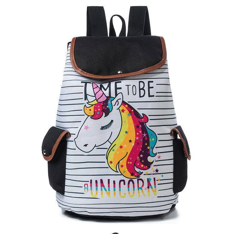 Unicorn Printed School Backpack.