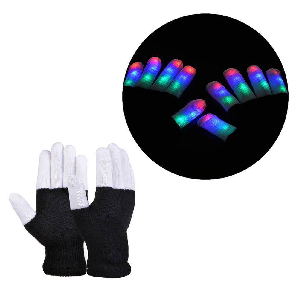Creative 7 Mode LED Finger Lighting Gloves