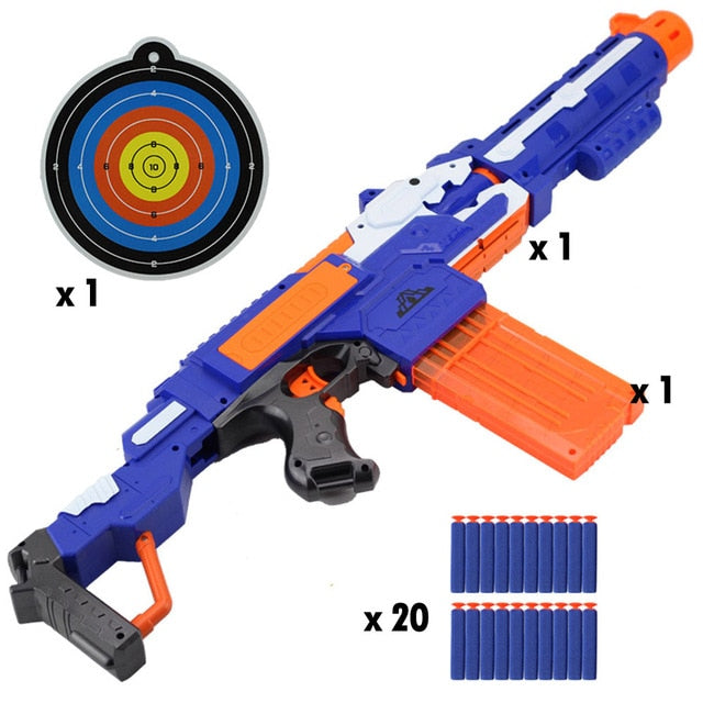 Soft Darts Electric Long Toy Gun
