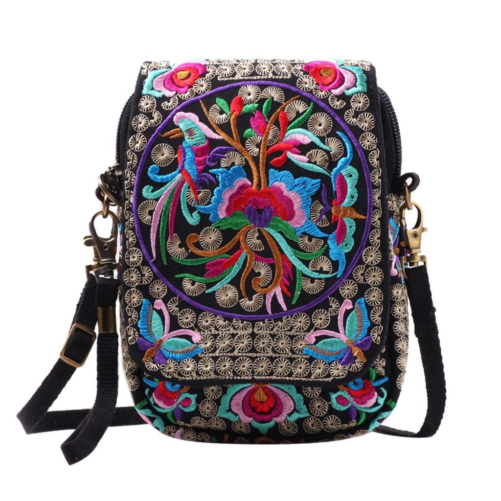 Women's Embroidered Bag Wallet