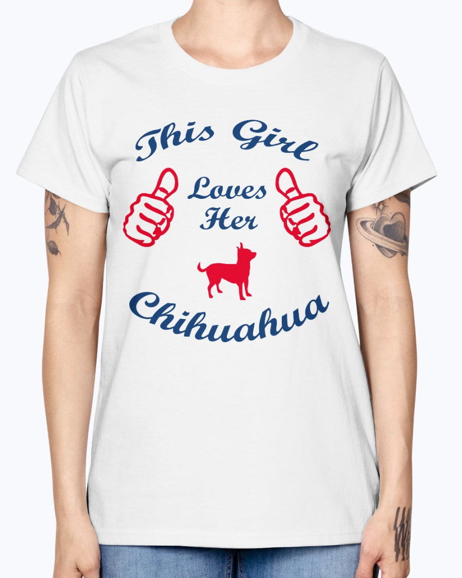 Gildan Ladies Missy T-Shirt    Chihuaha