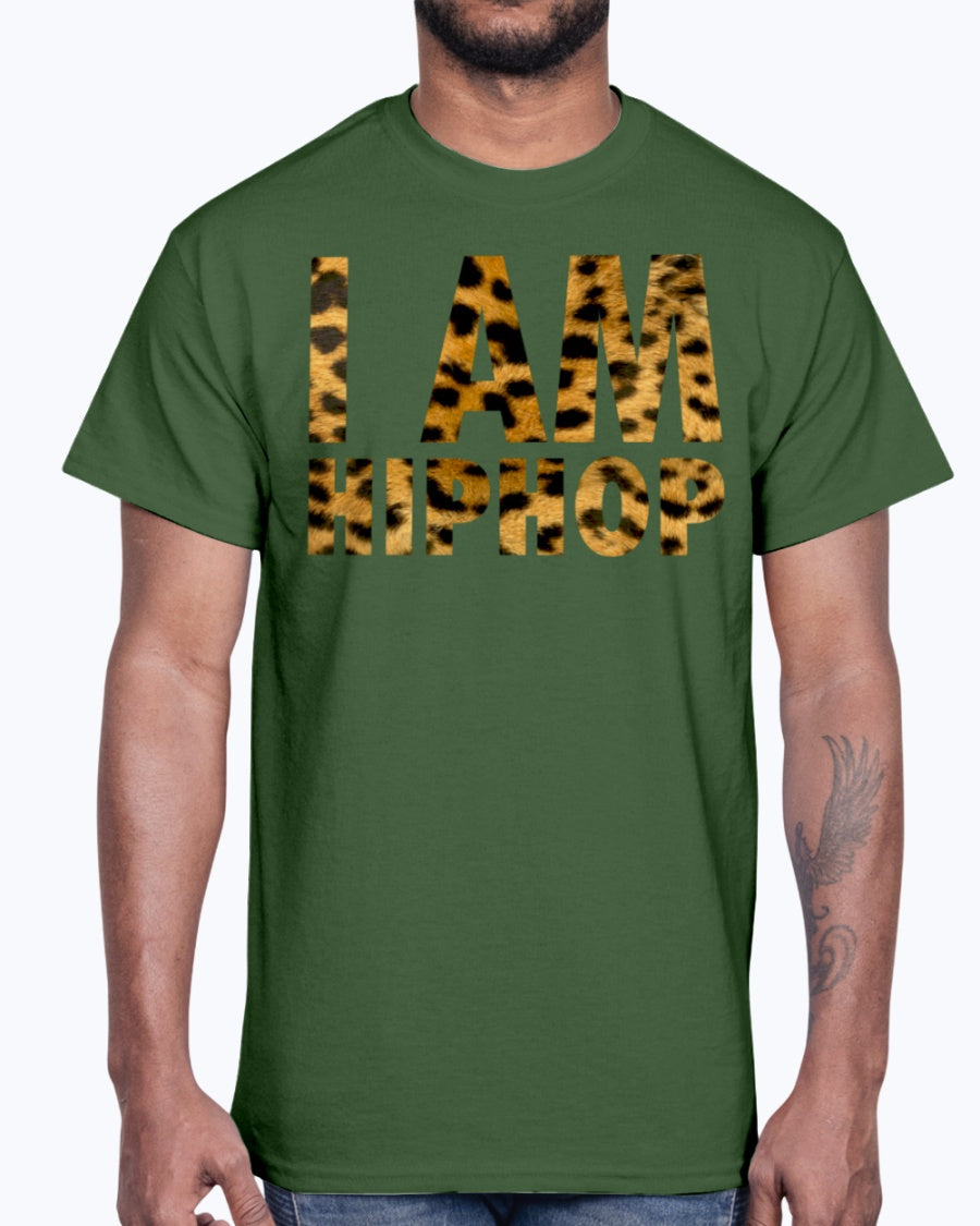 Men's Gildan Ultra Cotton T-Shirt 12 Dark colors.  I Am Hiphop