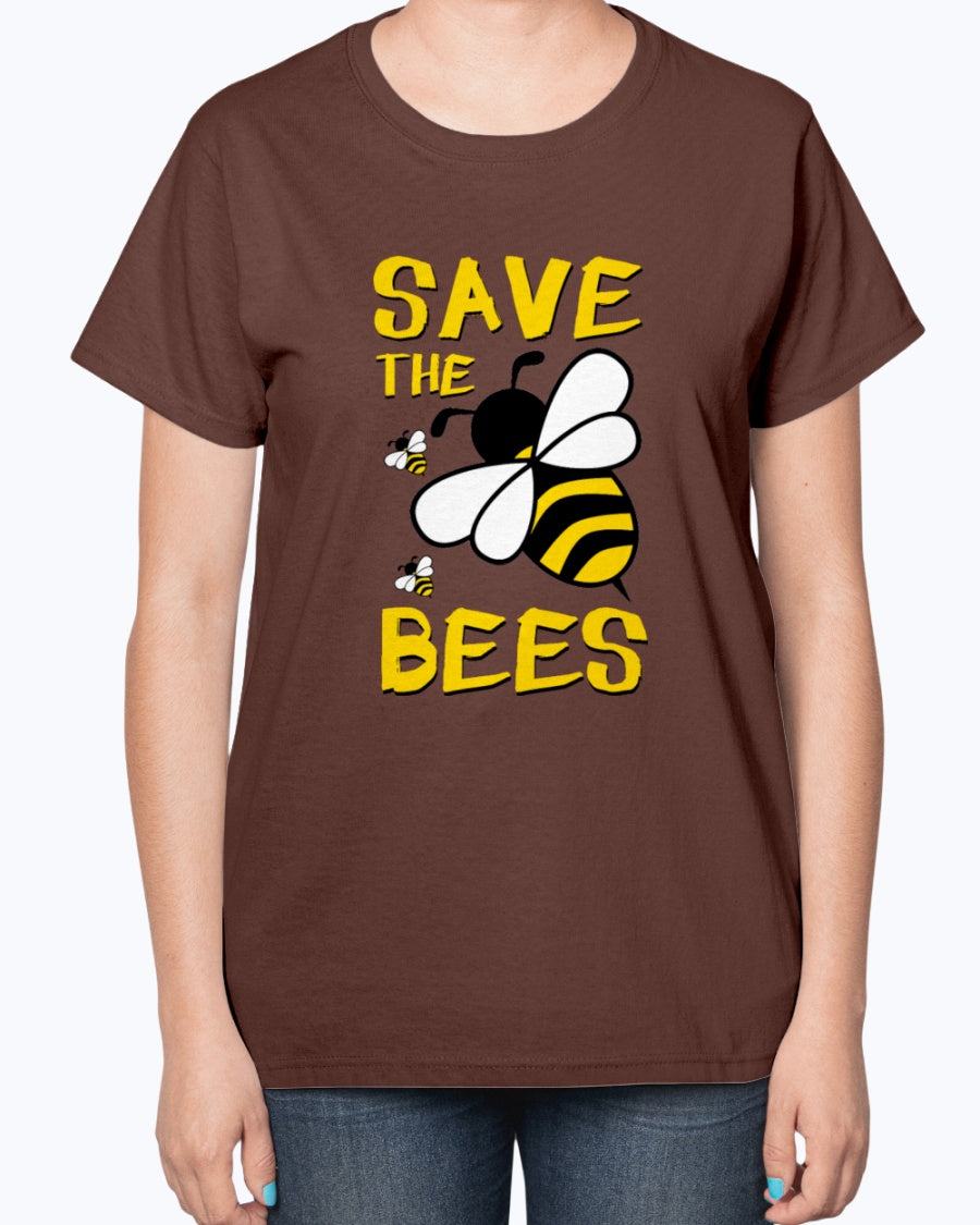 Gildan 2000L Ultra Cotton Ladies T-Shirt 13 colors Dark         Save the BEES 2