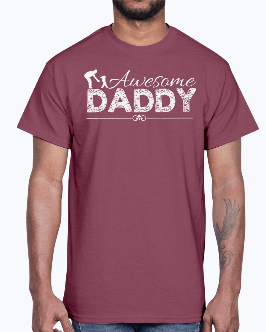 Men's Gildan Ultra Cotton T-Shirt   Awesome daddy