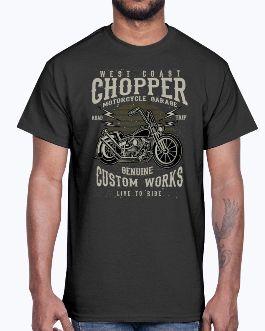 Men's Gildan Ultra Cotton T-Shirt West Coast Chopper