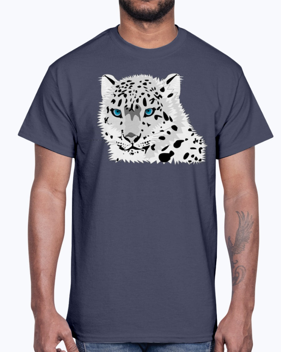 G2000 Unisex Ultra Cotton T-Shirt 12 Colors         Animal snow leopard