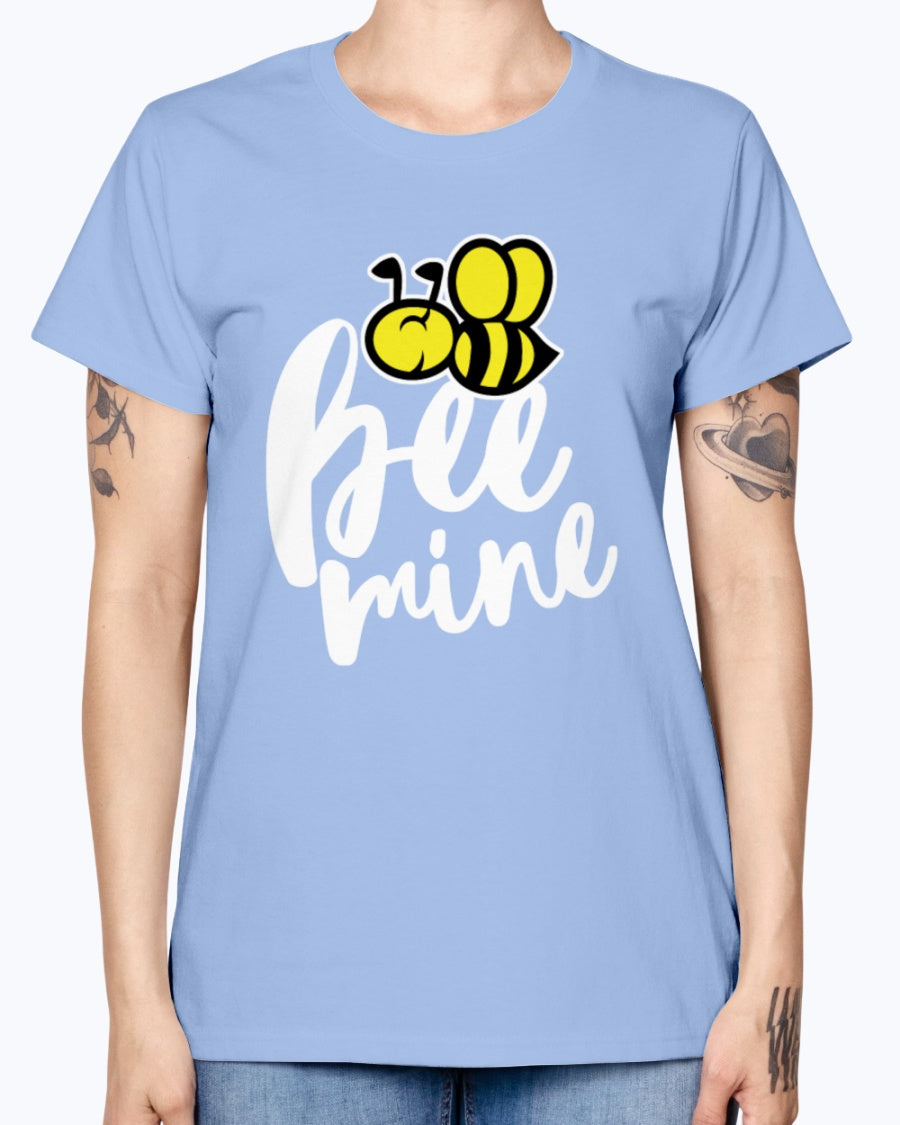 Gildan Ladies Missy T-Shirt 16 colors.  Bee Mine