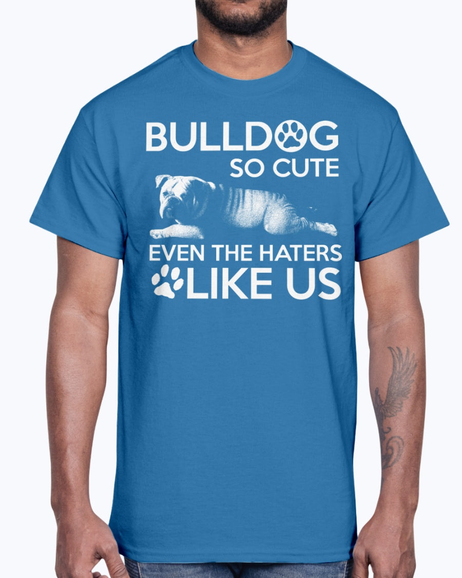 Men's Gildan Ultra Cotton T-Shirt   Bulldog so cute