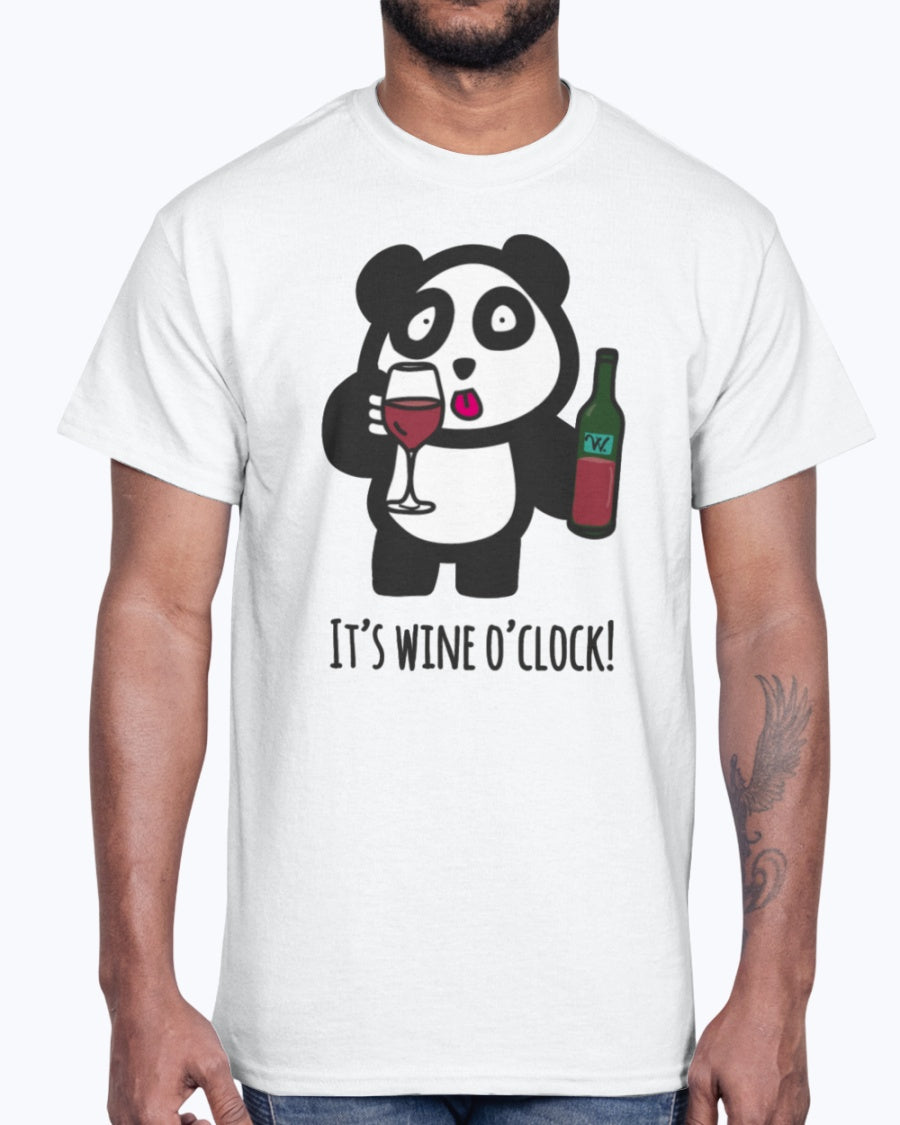Men's Gildan Ultra Cotton T-Shirt   Drinking Panda