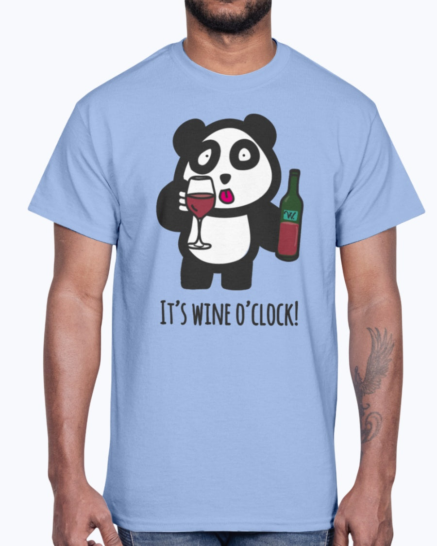 Men's Gildan Ultra Cotton T-Shirt   Drinking Panda