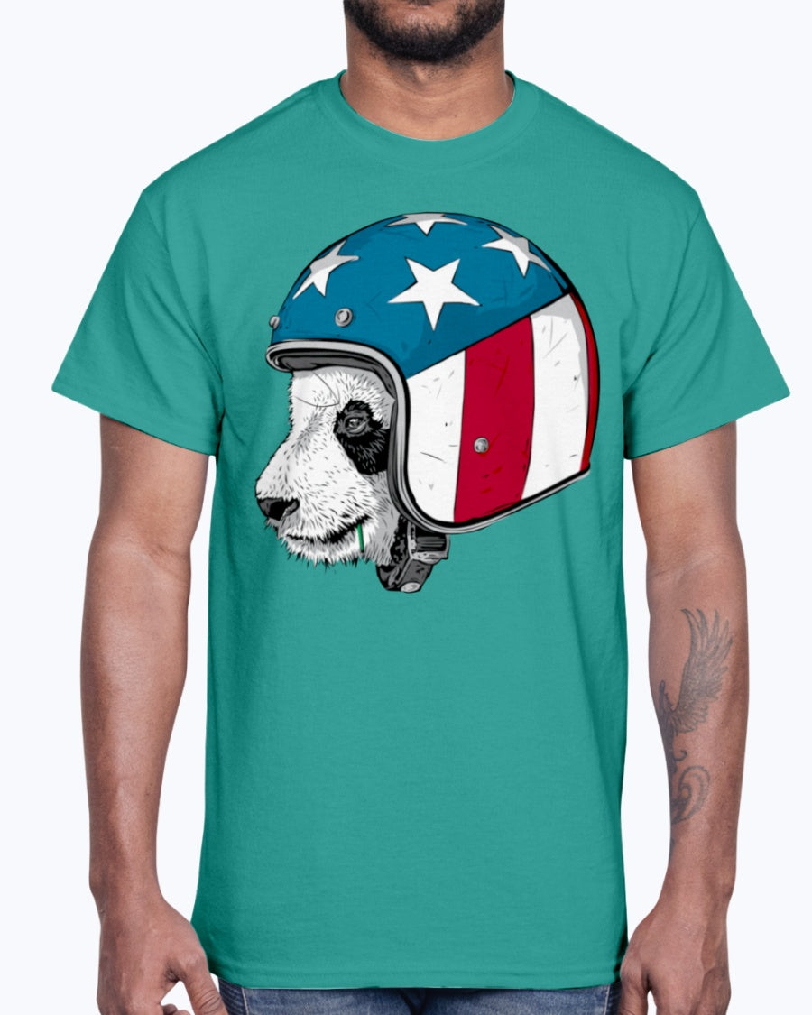 Men's Gildan Ultra Cotton T-Shirt. From Beijing to New York An adorable panda wearing